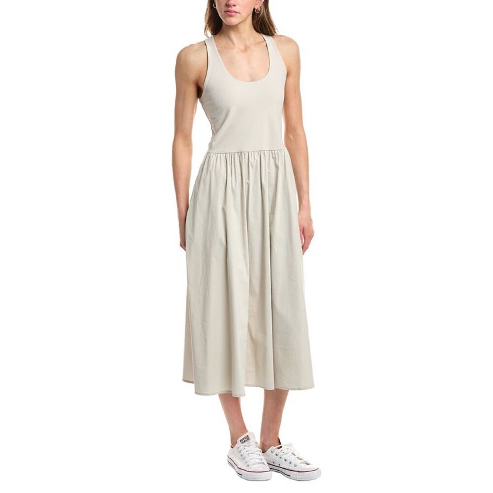 Sweaty Betty Womens Explorer Ribbed Racer Dress, Brown